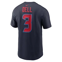 Nike Men's Houston Texans Tank Dell #3 Helmet Logo N&N Short Sleeve Tee