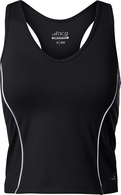 BCG Women's Piped Medium Support Training Tank Bra
