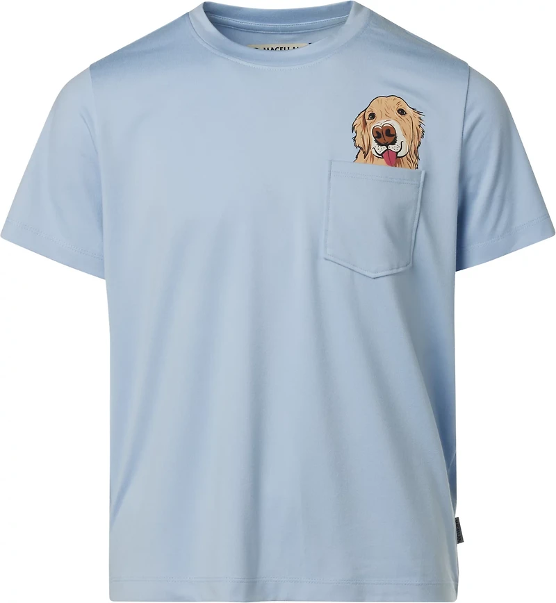 Magellan Outdoors Girls' Catch & Release Dog Graphic T-shirt
