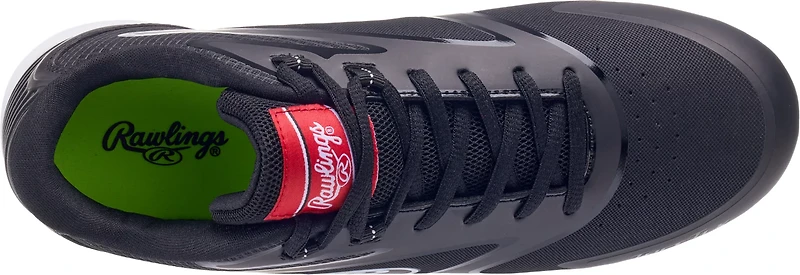 Rawlings Men's Fastball Low Rubber Molded Baseball Cleats