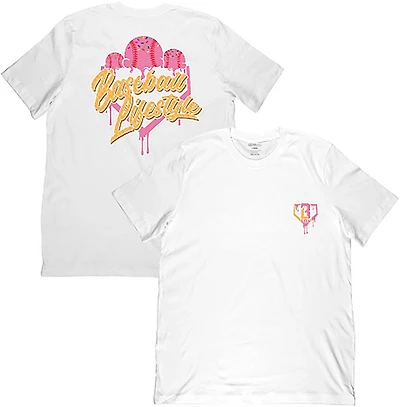 Baseball Lifestyle 101 Adult Ice Cream Graphic T-shirt