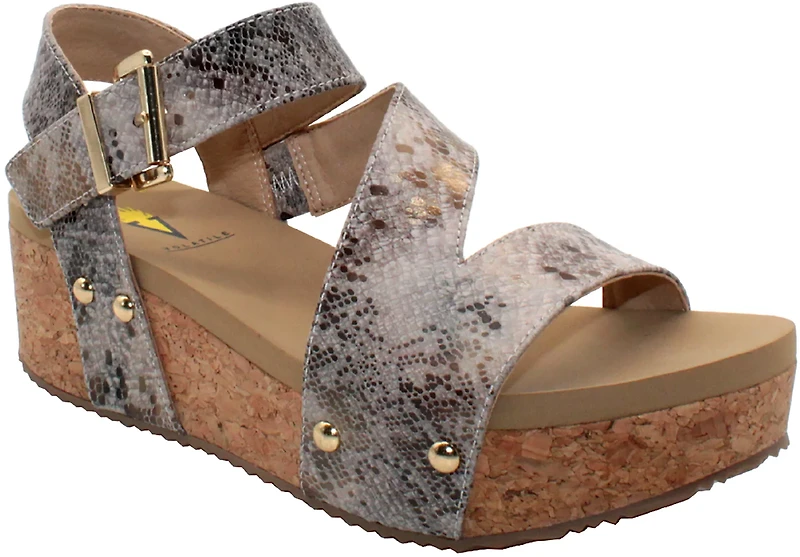 Volatile Women's Biloxi Wedge Backstrap Sandals