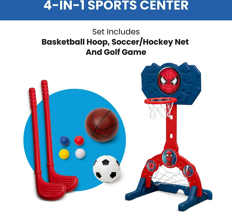 Delta Children Spiderman 4-in-1 Sports Center