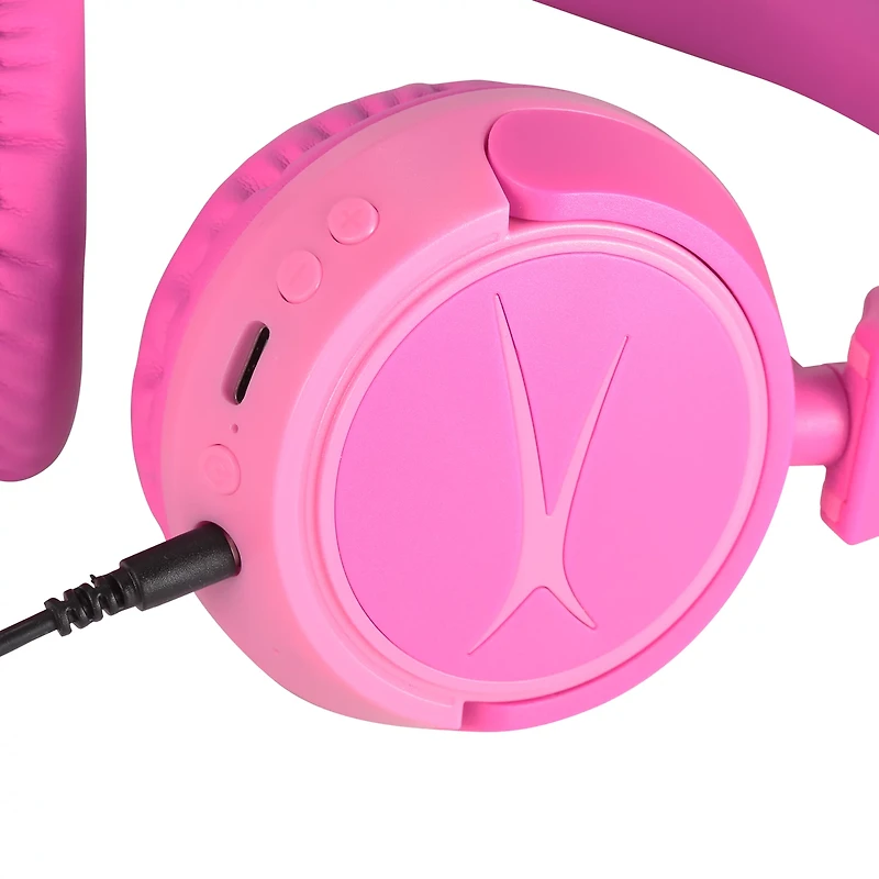 Altec Lansing Kid Safe 2-in-1 Bluetooth and Wired Over-the-Ear Headphones