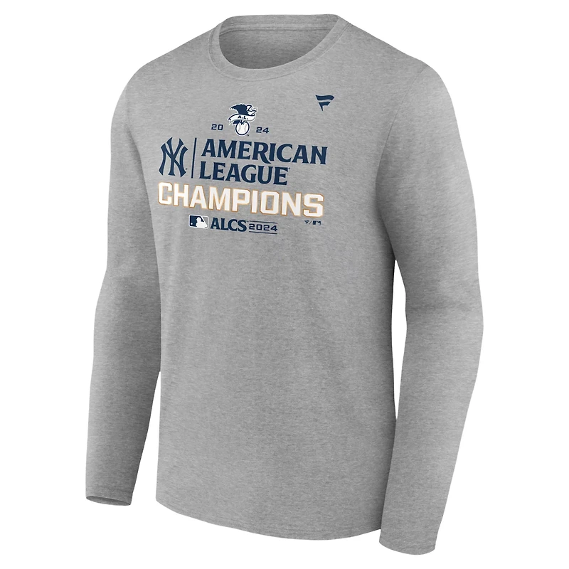Fanatics Men's New York Yankees 2024 LCS Champions Locker Room Long Sleeve Tee
