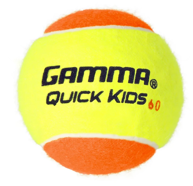 Gamma Quick Kids' 60 Tennis Balls 12-Ball Bag