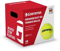 Gamma Orange Dot 60 Kids' Tennis Ball 40-Ball Box