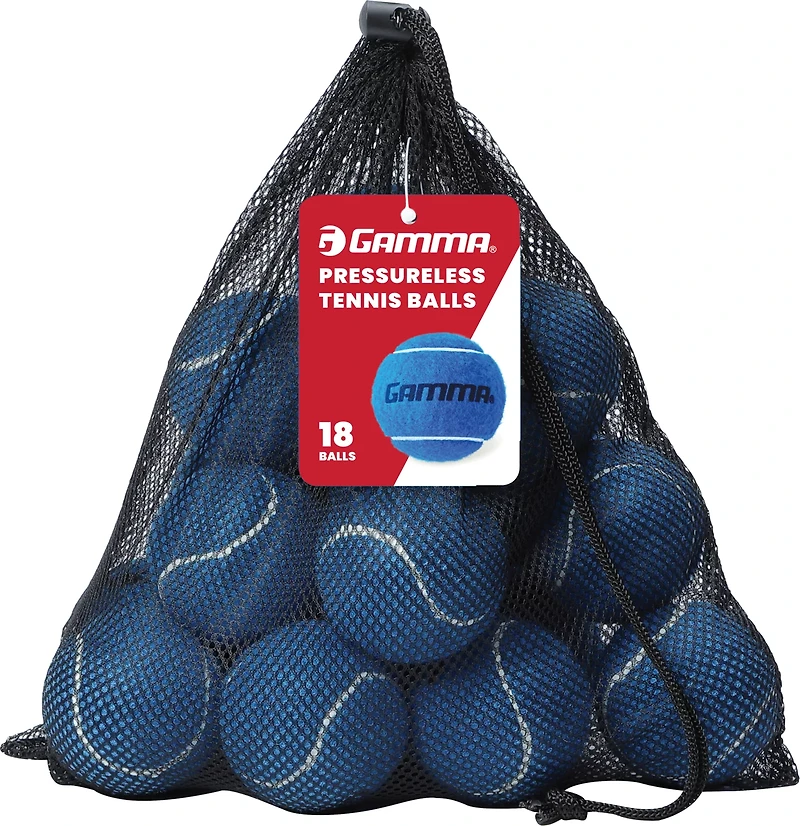 Gamma Pressureless Kids' Outdoor Tennis Ball 18-Ball Bag
