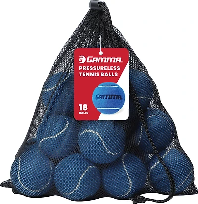 Gamma Pressureless Kids' Outdoor Tennis Ball 18-Ball Bag