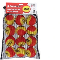 Gamma Foam Quick Kids 36 Tennis Ball 12-Ball Bag