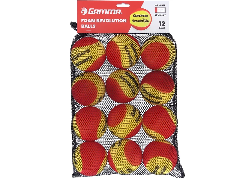 Gamma Foam Revolution Tennis Ball 12-Ball Bag
