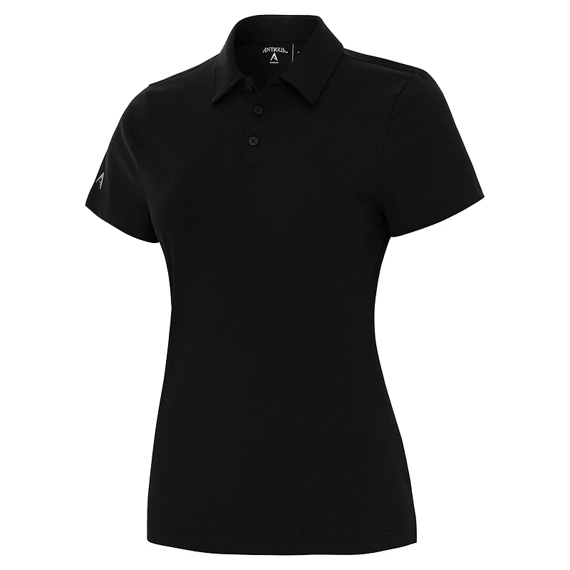 Antigua Women's Noise Short Sleeve Rib Polo