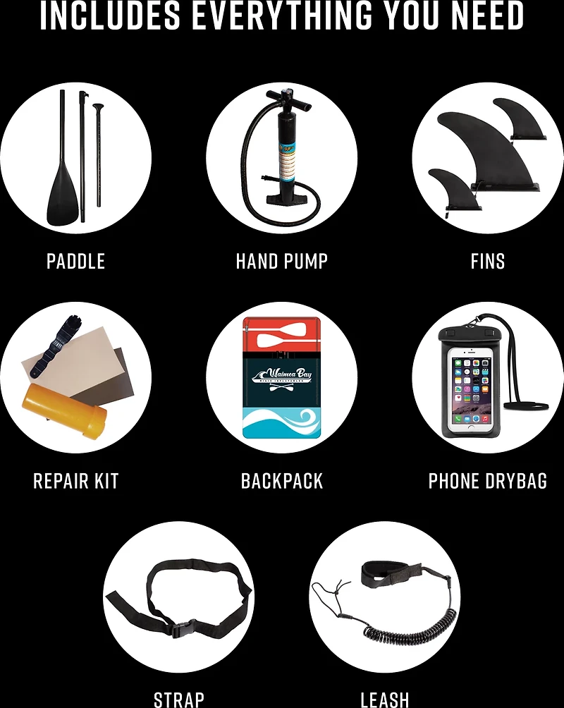 Waimea Bay Dagger 12.5' Racer Rigid Inflatable Paddleboard