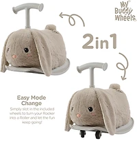 Yvolution My Buddy Roller Rabbit Plush Ride-On Toy