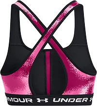 Under Armour Women's Crossback Print Mid Sports Bra