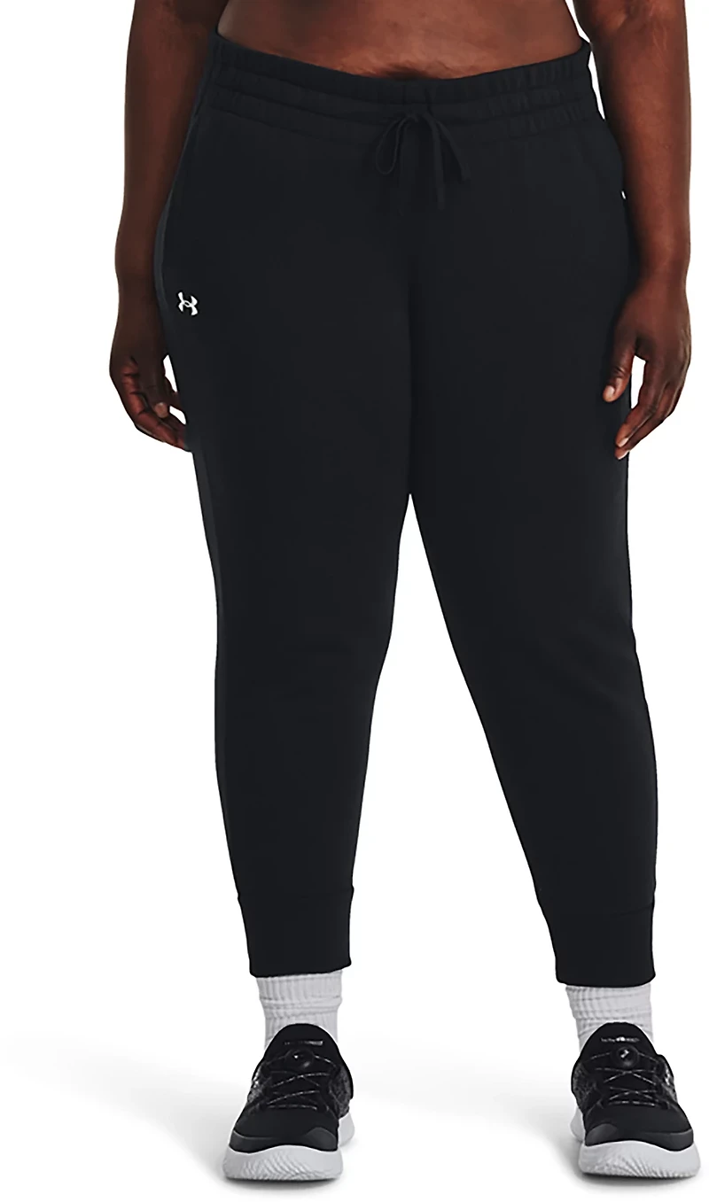 Under Armour Women's Rival Fleece Plus Jogger Pants