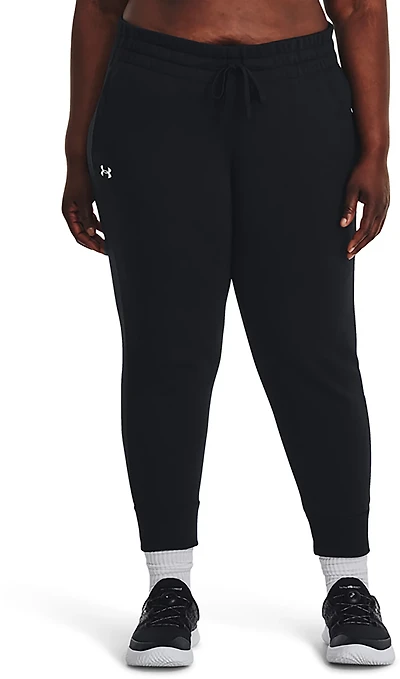 Under Armour Women's Rival Fleece Plus Size Jogger Pants