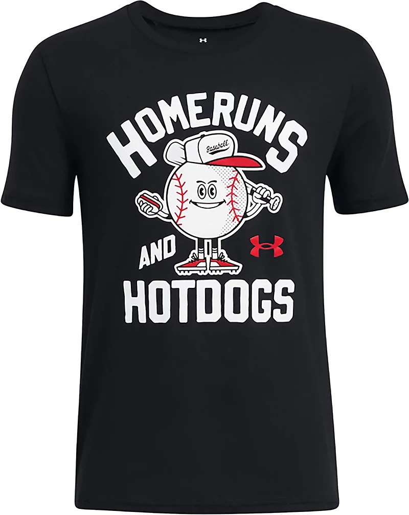 Under Armour Boys' Homeruns & Hotdogs Short Sleeve T-shirt