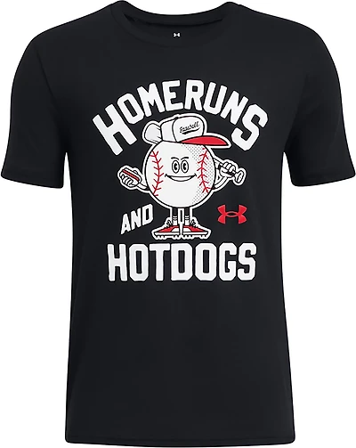 Under Armour Boys' Homeruns & Hotdogs Short Sleeve T-shirt