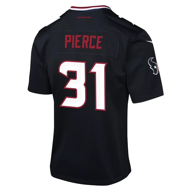 Nike Boys' Houston Texans Dameon Pierce #31 Home Game Player Jersey