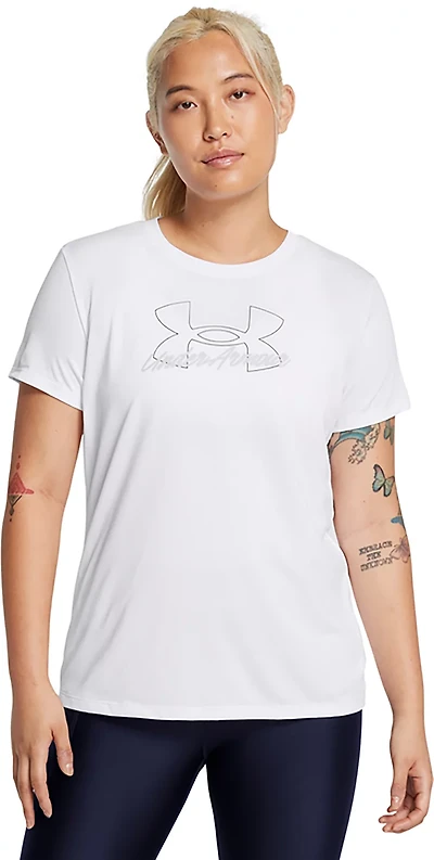 Under Armour Women's Tech Script Short Sleeve Shirt