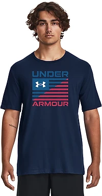 Under Armour Men's Usa Box Flag Short Sleeve Tee