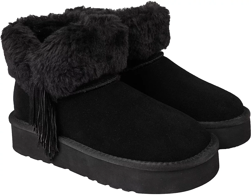 Lamo Women's Amari Fur Platform Tassel Boots