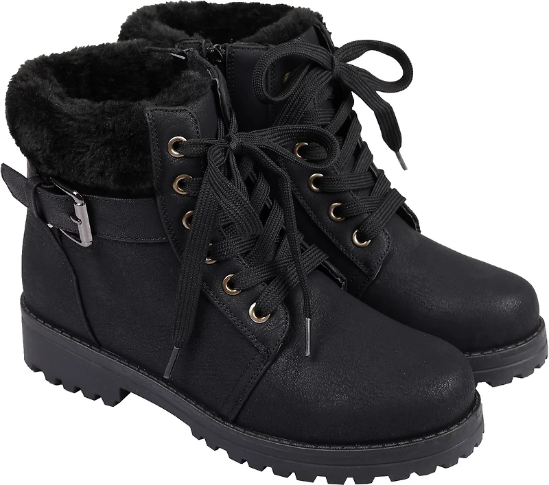 Lamo Women's Kit Fur Hiker Lace-up Boots
