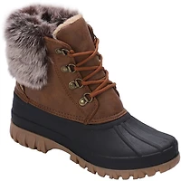 Lamo Women's Brielle All-Weather Fur Lace-Up Boots