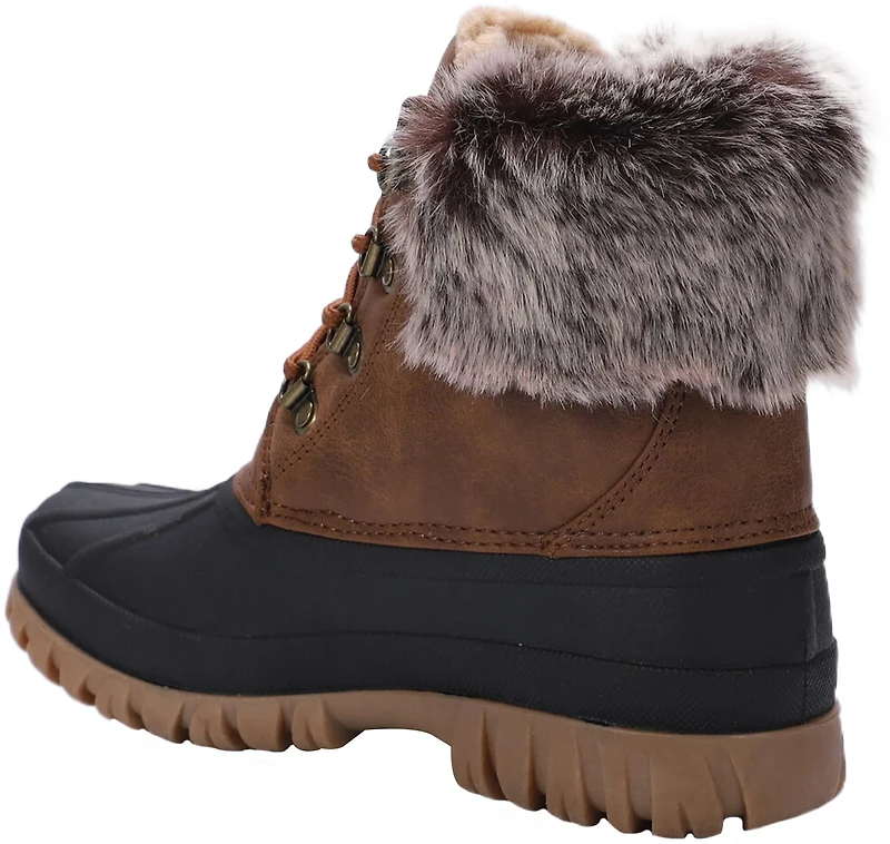 Lamo Women's Brielle All-Weather Fur Lace-Up Boots
