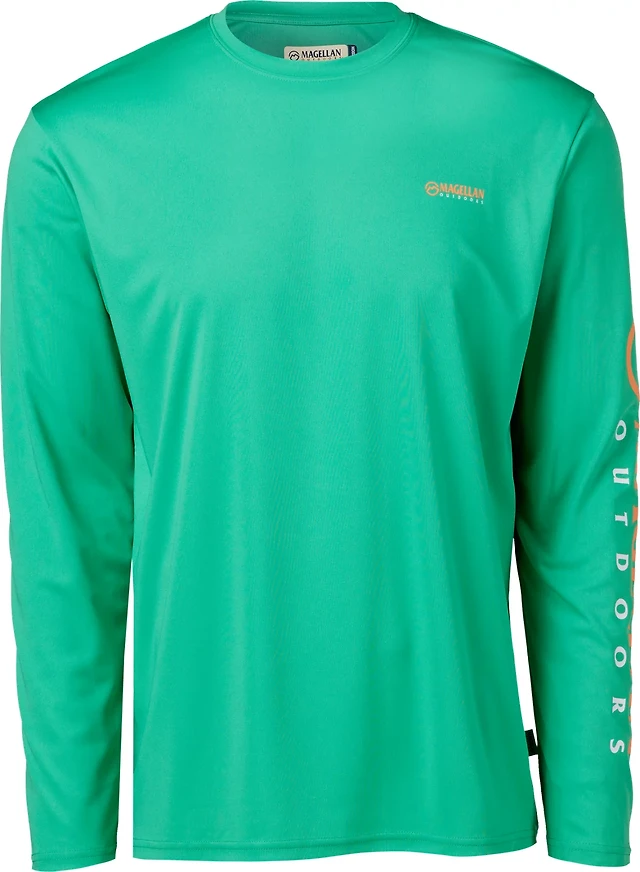 Magellan Outdoors Men's Casting Crew Core Graphic Long Sleeve T