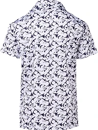 BCG Boys' Shark Print Polo Shirt