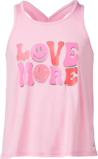 BCG Girl's Training Turbo Love More Graphic Tank Top