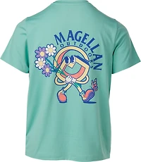 Magellan Outdoors Girls' Catch & Release Flower Graphic T-shirt