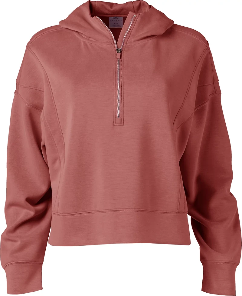 Danskin Women's Luxe Half Zip Hoodie