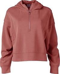 Danskin Women's Luxe Half Zip Hoodie
