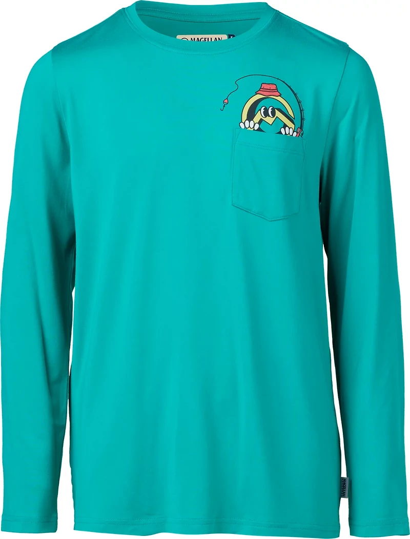 Magellan Outdoors Boys' Fishing Buddy Long Sleeve Graphic T-shirt