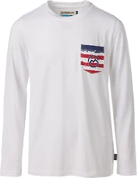 Magellan Outdoors Boys' Americana Bass Long Sleeve Graphic T-shirt
