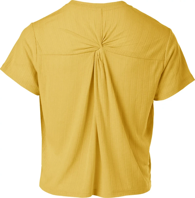 BCG Girls' Twist Back Crop Top