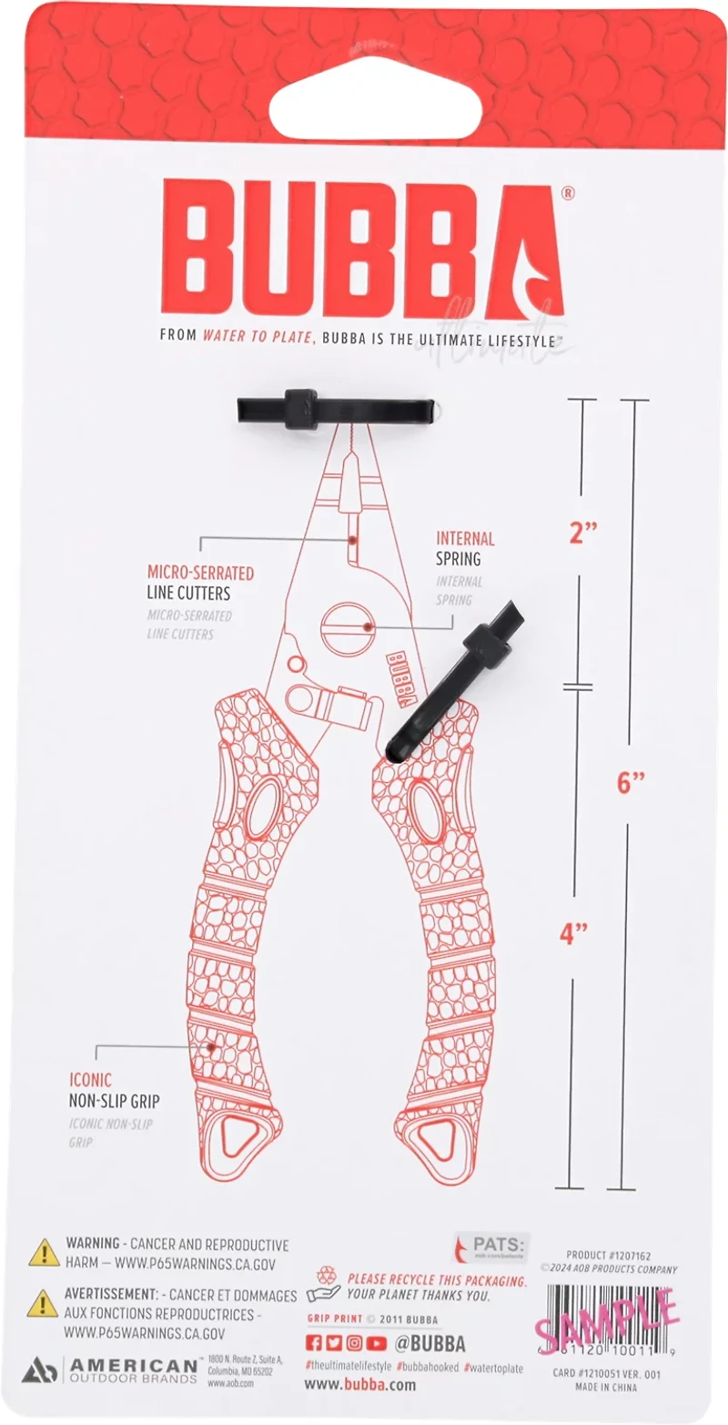 Bubba 6 in Stainless Steel Split Ring Pliers