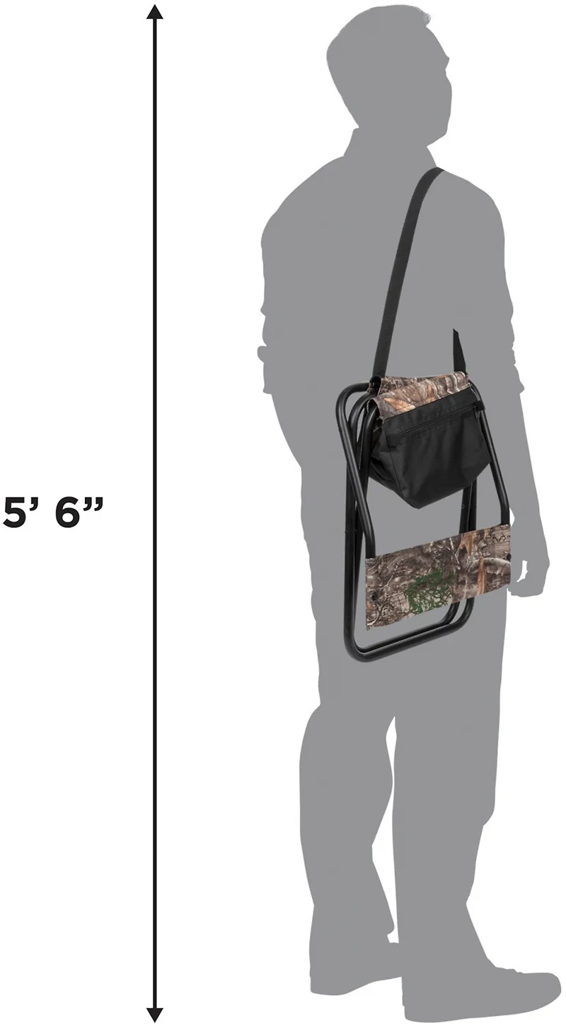 Vanish Foldable Seat with Backrest