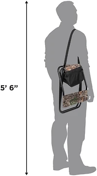 Vanish Foldable Seat with Backrest