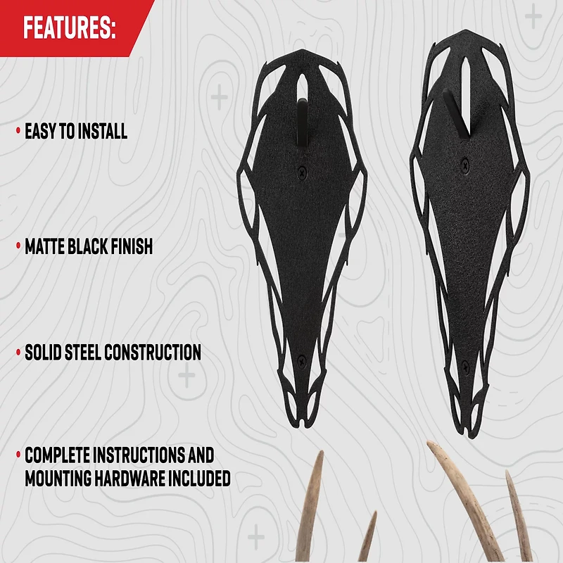 Allen Company EZ Mount Silhouette Skull Peg