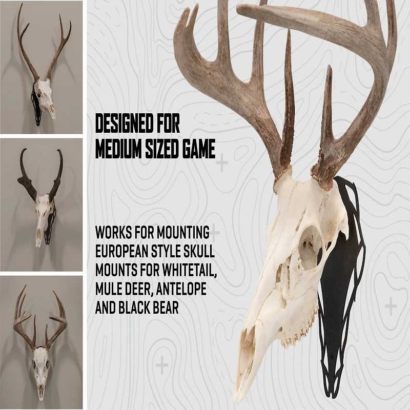 Allen Company EZ Mount Silhouette Skull Peg