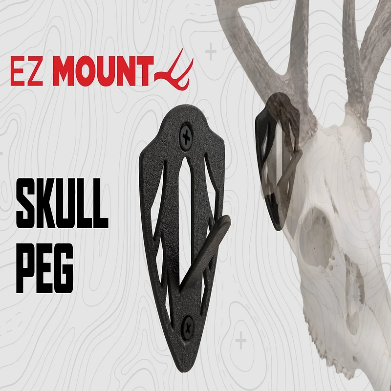 Allen Company EZ Mount Skull Peg Hook