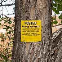 Allen Company Posted No Trespassing Signs 12-Pack