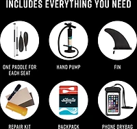 Waimea Bay Vista 12.8' 2-Seater Rigid Inflatable Kayak