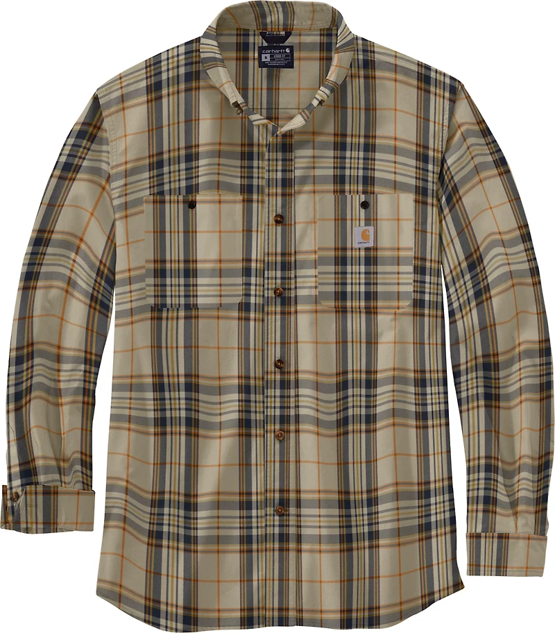 Carhartt Men's Lightweight Long Sleeve Plaid Shirt