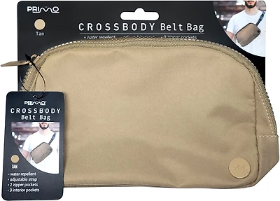 Primo Crossbody Belt Bag with Zippered Pocket