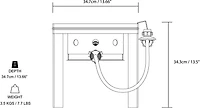 Outdoor Gourmet Deluxe Fryer Stand
